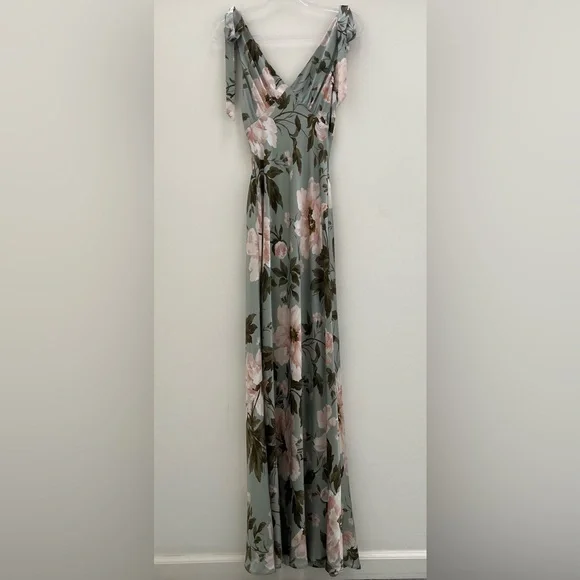 Reformation Pernille Silk Gown in Fauna Size S - Picture 2 of 16